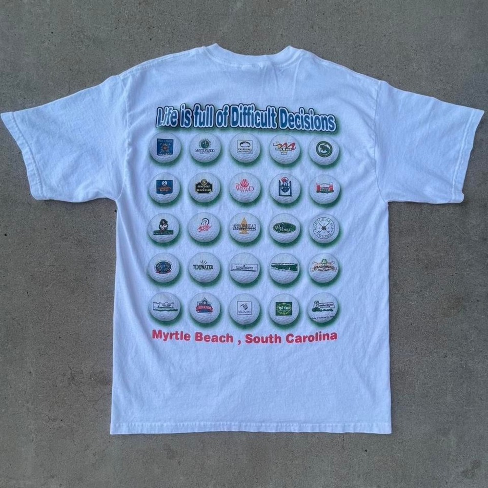 Vintage 2003 Golf Myrtle Beach Graphic Tee (L)